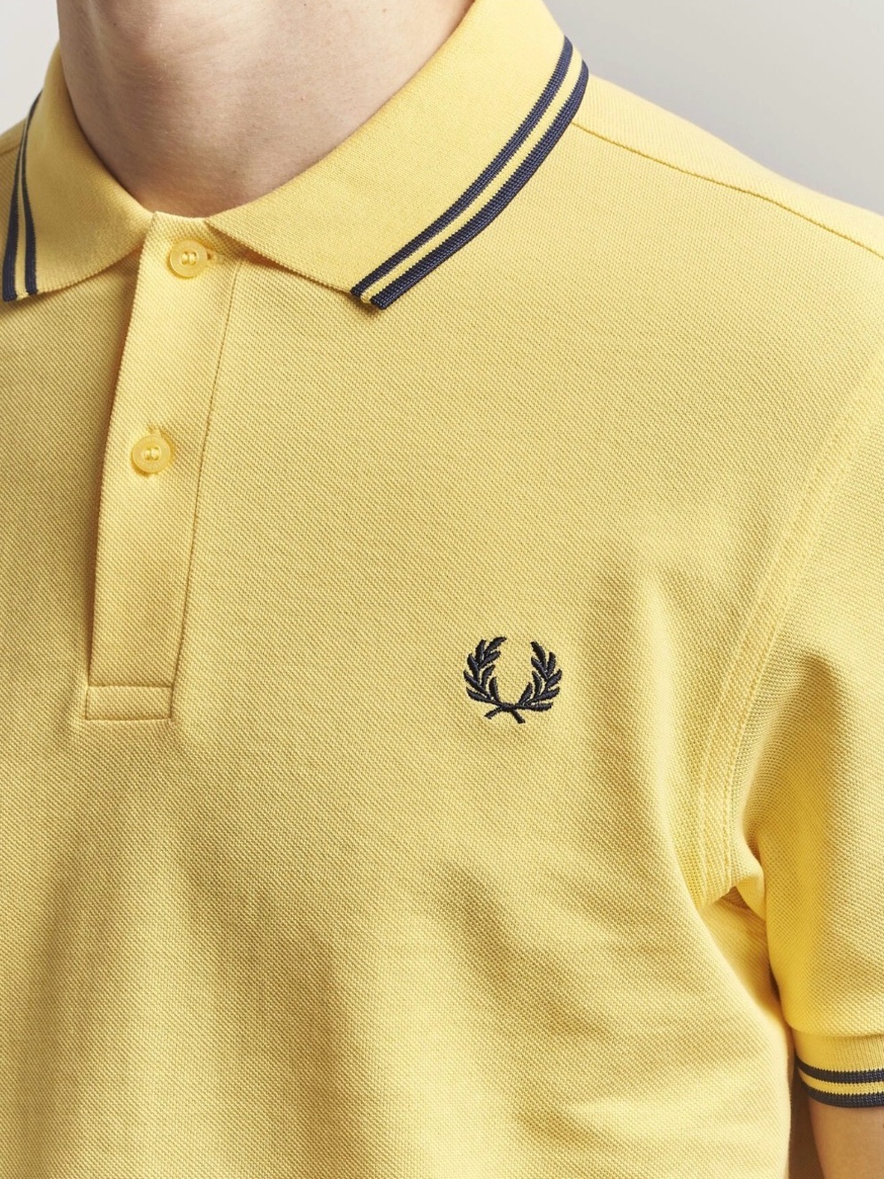 Fred Perry classic polo shirt lemon yellow